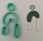 3D Printed Polymer Clay Cutter - Mix and Match #3 5PC Set