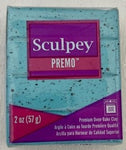 Sculpey Premo Polymer Clay 57G Block Turquoise Granite