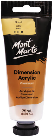 Mont Marte Premium Heavy Body Dimension Acrylic Paint 75ml Sand