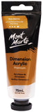Mont Marte Premium Heavy Body Dimension Acrylic Paint 75ml Raw Sienna