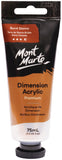 Mont Marte Premium Heavy Body Dimension Acrylic Paint 75ml Burnt Sienna