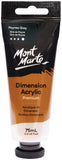 Mont Marte Premium Heavy Body Dimension Acrylic Paint 75ml Paynes Grey