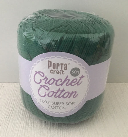 Portacraft 100% Crochet Cotton Super Soft 50G Bottle (Approx. 145M)