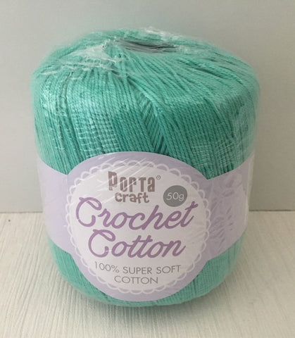 Portacraft 100% Crochet Cotton Super Soft 50G Caribbean (Approx. 145M)