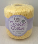 Portacraft 100% Crochet Cotton Super Soft 50G Corn (Approx. 145M)