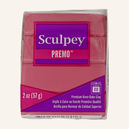 Sculpey Premo Polymer Clay 57G Block Coral (5024)