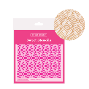 Sweet Sticks Embossing Stencil Grande Diamond