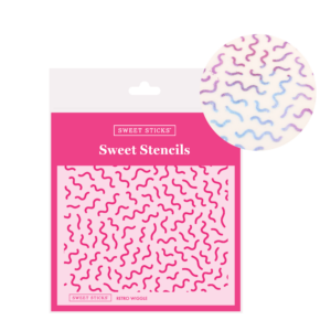 Sweet Sticks Embossing Stencil Retro Wiggle