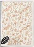 Coral Cockatoo Water Transfer Clear Decal - Watercolour Peach Wildflowers