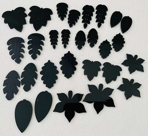 Mold Making Acrylic Blanks - 28PC Leaves