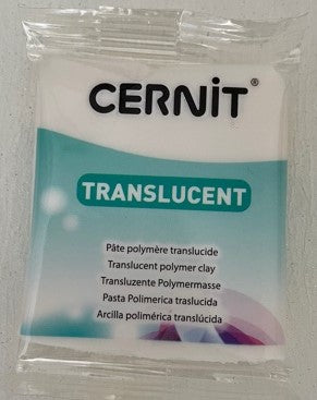 Cernit Polymer Clay Translucent Range 56g Block TRANSLUCENT (005)