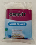 Cernit Polymer Clay Number One Range 56g Block BORDEAUX
