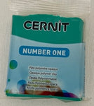 Cernit Polymer Clay Number One Range 56g Block EMERALD GREEN