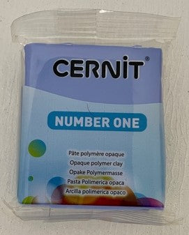Cernit Polymer Clay Number One Range 56g Block PERIWINKLE
