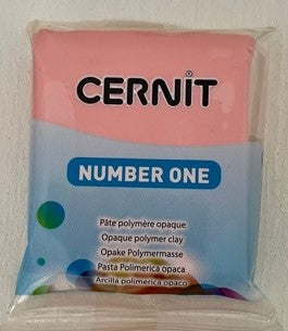 Cernit Polymer Clay Number One Range 56g Block PINK