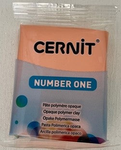 Cernit Polymer Clay Number One Range 56g Block ENGLISH PINK