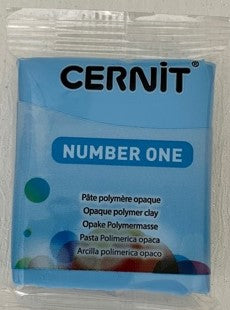 Cernit Polymer Clay Number One Range 56g Block SKY BLUE