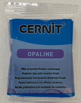 Cernit Polymer Clay Opaline Range 56g Block Primary Blue