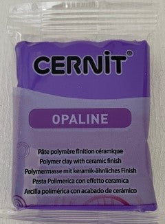 Cernit Polymer Clay Opaline Range 56g Block Violet