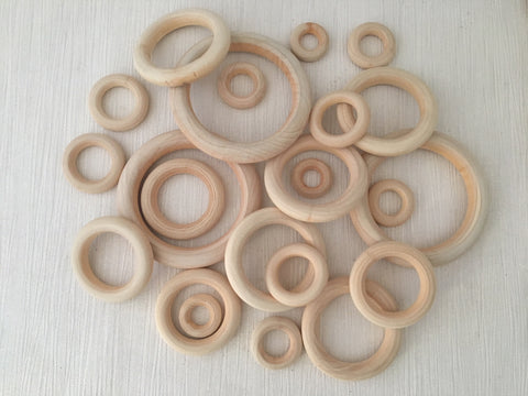 Wood Craft Ring - Various Sizes