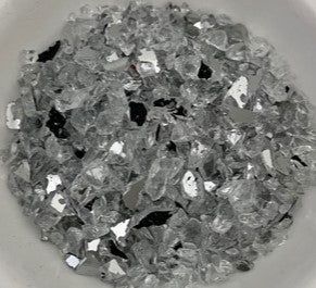 Crushed Glass Chips 2mm-8mm 100gm Mirror