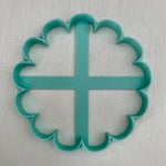 3D Printed Polymer Clay Cutter - 10cm Scalloped Circle Trinket Cutter