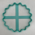 3D Printed Polymer Clay Cutter - 10cm Splat Circle Trinket Cutter