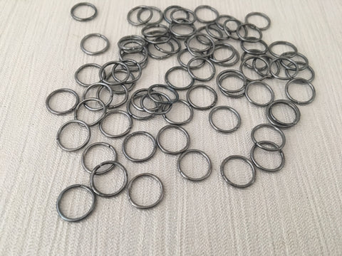 Jump Ring Metal Alloy Gunmetal Black 15GM