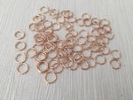 Jump Ring Rose Gold Colour 20gm Various Sizes