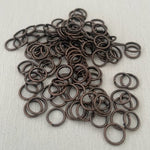 Red Copper Colour Metal Alloy Jump Ring Approximately 200 Pieces Various Sizes