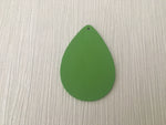 Wood Embellishment Coloured Teardrop 48mm x 34mm 1 Tag Hole