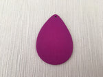 Wood Embellishment Coloured Teardrop 48mm x 34mm 1 Tag Hole