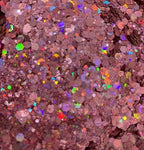 LCH Glitter 25gm Chunky Dusty Pink