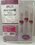 Birch Macrame Plant Hanger Kit - Three Times the Charm