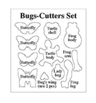 Makins Clay Cutter Tin Set Bugs 11PC