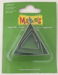 Makins Graduated Triangle Metal Cutters 3PC Set