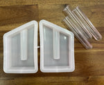 Silicone Resin Mold Propogation Vases & Acrylic Test Tubes - Various Shapes