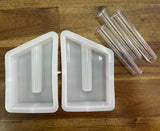 Silicone Resin Mold Propogation Vases & Acrylic Test Tubes - Various Shapes