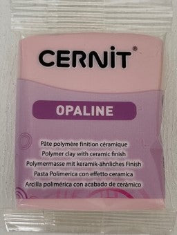 Cernit Polymer Clay Opaline Range 56g Block Pink