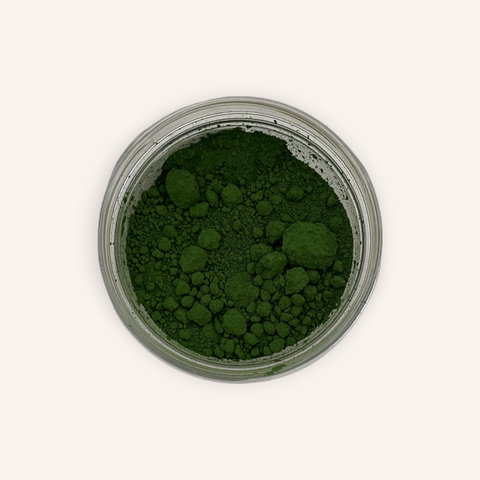 Ecrylimer Acrylic Resin Pigment Powder 100gm Green in Container