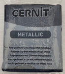 Cernit Polymer Clay Metallic Range 56g Block Hematite (169)