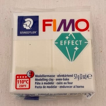 FIMO Effect Polymer Clay 57G Block Nightglow Fluorescent (04)