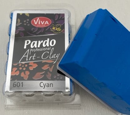 Pardo Polymer Clay Professional Art Clay Range 56g Block Cyan (601)