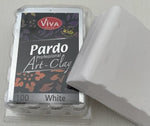 Pardo Polymer Clay Professional Art Clay Range 56g Block White (100)
