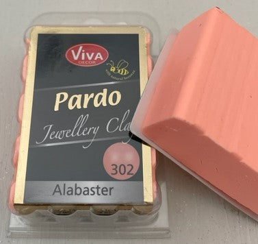 Pardo Polymer Clay Jewellery Range 56g Block Alabaster (302)
