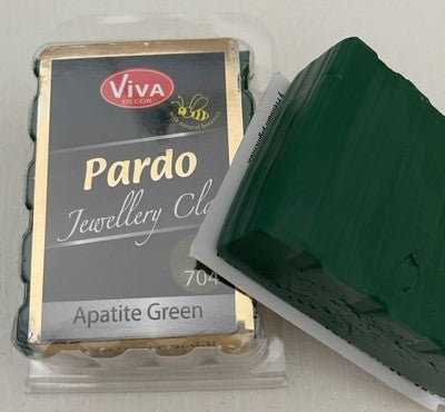 Pardo Polymer Clay Jewellery Range 56g Block Apatite Green (704)