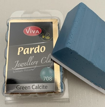 Pardo Polymer Clay Jewellery Range 56g Block Green Calcite (708)