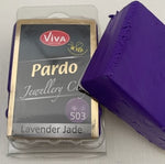 Pardo Polymer Clay Jewellery Range 56g Block Lavender Jade (503)