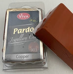 Pardo Polymer Clay Metallic Jewellery Range 56g Block Copper (903)