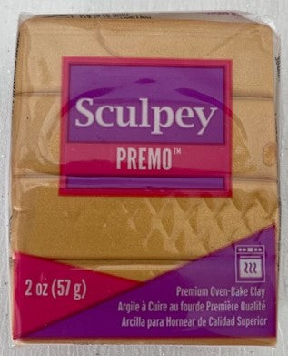 Sculpey Premo Polymer Clay 57G Block 18K Gold